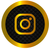 gold and black Instagram icon