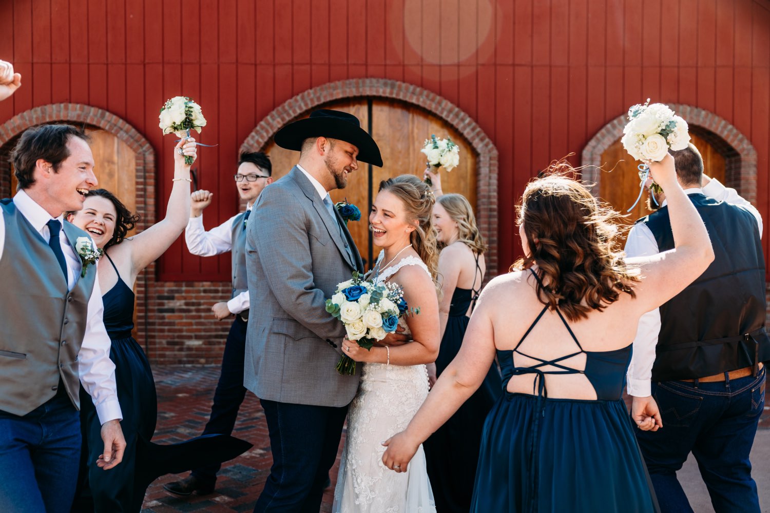 Travis and Bree's country wedding at Crooked Willow Farms in Larkspur, CO