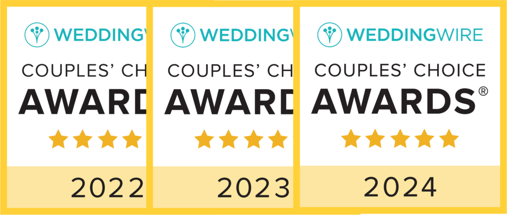 Wedding Wire Couples' Choice Wedding Awards 2022, 2023, and 2024