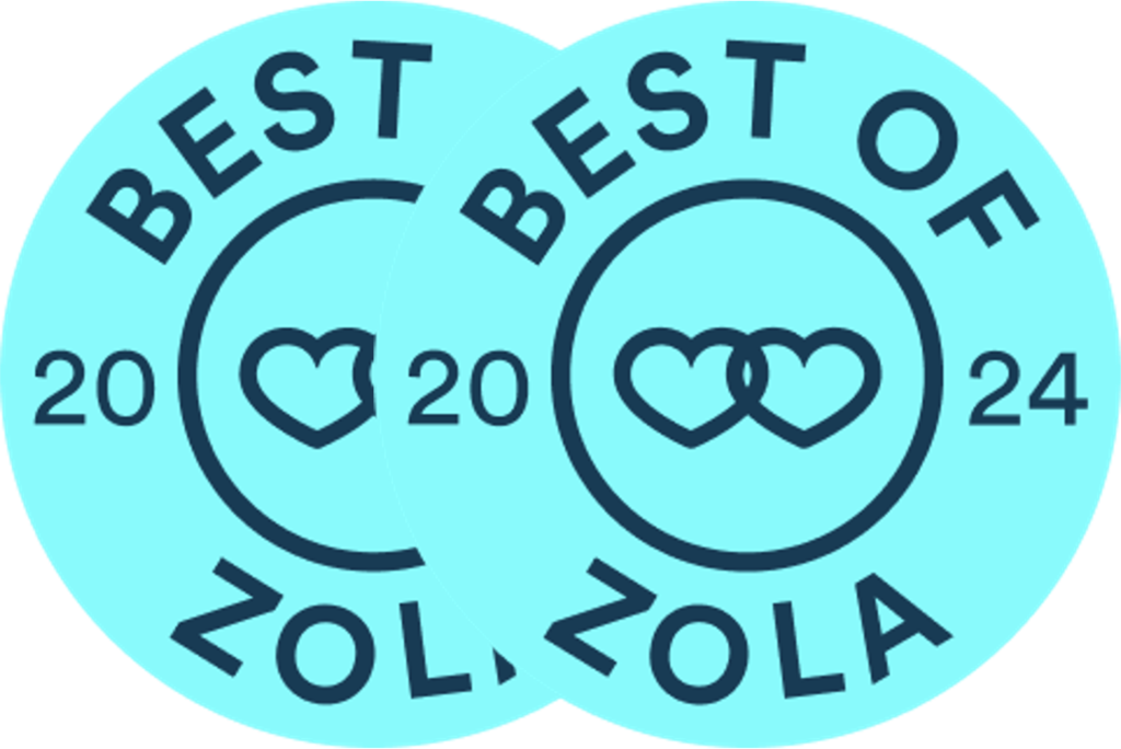 Zola Best of Wedding Awards 2023, and 2024